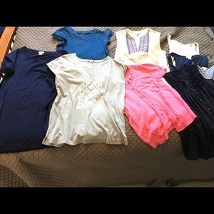 Lot of 10 JCrew women’s Tops Size XS